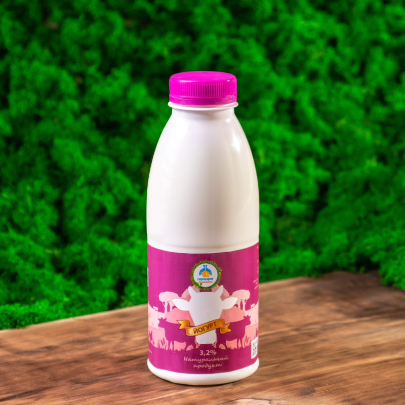 Йогурт натуральний 3,2% (без наповнювачів) 0,5 л