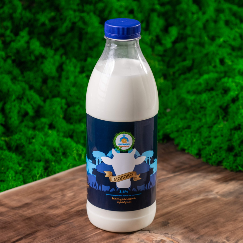 Молоко пастеризоване 3,2% 1,5л.